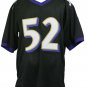 Ray Lewis Signed Black Pro-Style Custom Football Jersey JSA