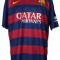 Lionel Messi Signed Nike 2015/2016 Barcelona Home Soccer 2XL Jersey Messi BAS