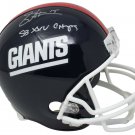 Jeff Hostetler Signed Giants Full Size Throwback Replica Helmet Inscribed JSA