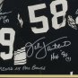 Jack Ham Jack Lambert Andy Russell Signed Framed Steelers 16x20 Photo Insc. JSA