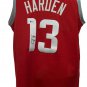 James Harden Signed Custom Red Pro-Style Basketball Jersey BAS