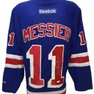 Mark Messier Signed New York Rangers Blue Reebok Premier Jersey JSA ITP