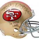 Dwight Clark Signed 49ers Full Size Proline Authentic Helmet The Catch Fanatics