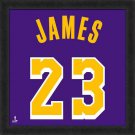 Lebron James Unsigned Framed Los Angeles Lakers 20x20 Jersey Photo Uniframe