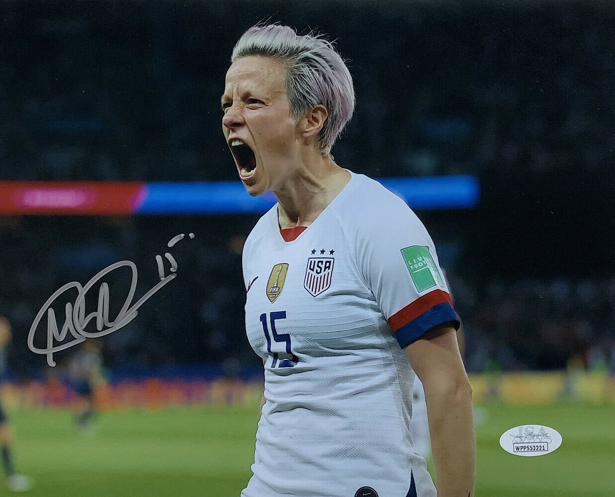 Megan Rapinoe Team Usa Signed 8x10 Photo Jsa 