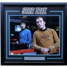 William Shatner Signed Framed Star Trek 16x20 w/ Spock Photo JSA