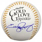 Jimmy Rollins Phillies Signed Gold Glove Baseball w/ Free Ball Cube JSA ITP