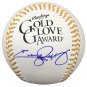 Jimmy Rollins Phillies Signed Gold Glove Baseball w/ Free Ball Cube JSA ITP