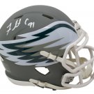 Fletcher Cox Signed Philadelphia Eagles AMP Mini Speed Replica Helmet JSA
