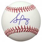 Stephen Piscotty Athletics Signed MLB Baseball w/ Free Ball Cube BAS