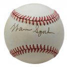 Warren Spahn Milwaukee Braves Signed Official National League Baseball BAS