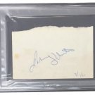 Johnny Unitas Baltimore Colts Signed Slabbed Cut Signature PSA 84075648