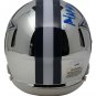 Michael Gallup Signed Dallas Cowboys Mini Speed Chrome Helmet TriStar