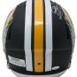 Joe Theismann Signed Redskins Full Size Matte Black Speed Rep Helmet Insc JSA