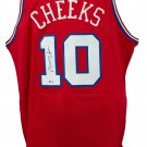Maurice Cheeks Signed Philadelphia 76ers Mitchell Ness Jersey BAS Holo