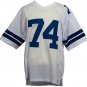 Bob Lilly Signed Custom White Pro-Style Football Jersey Inscribed HOF 80 BAS