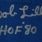 Bob Lilly Signed Custom White Pro-Style Football Jersey Inscribed HOF 80 BAS