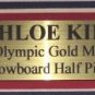 Chloe Kim Signed Framed 8x10 Slope Photo Olympic Gold Medalist BAS Witnessed
