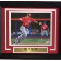 Trea Turner Signed Framed 8x10 Washington Nationals Fielding Photo BAS