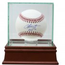 Chipper Jones Atlanta Braves Signed MLB Baseball HOF INSC w/ UV Glass Case JSA