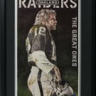Ken Stabler Raiders The Great Ones 16x25 Merv Corning Signed Litho Stabler LOA