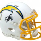 Keenan Allen Signed Los Angeles Chargers Mini Speed Replica Helmet BAS