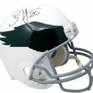 Brian Dawkins Signed Eagles Full Size White Throwback Replica Helmet JSA