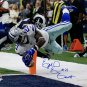 Ezekiel Elliott Signed Dallas Cowboys 16x20 Touch Down Photo BAS