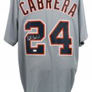 Miguel Cabrera Signed Detroit Tigers Majestic Cool Base Baseball Jersey JSA