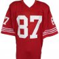 Dwight Clark Signed Custom Red Pro-Style Football Jersey JSA WP62010