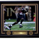Michael Thomas Signed Framed 16x20 New Orleans Saints Run Photo JSA ITP