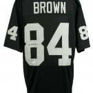 Antonio Brown Signed Custom Black Pro-Style Football Jersey JSA