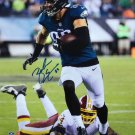 Zach Ertz Signed 16x20 Philadelphia Eagles Run vs Redskins Photo JSA