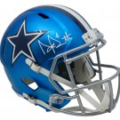 Dak Prescott Signed Dallas Cowboys Full Size Blaze Speed Replica Helmet JSA