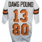 Odell Beckham Jarvis Landry Signed White Custom Dawg Pound Football Jersey JSA