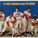 Stan Musial Signed St. Louis Cardinals Hall Of Famers 15x20 Photo HOF 69 Insc SI