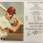 Richie Ashburn Philadelphia Phillies Signed 8x10 Photo HOF 95 Inscribed SI