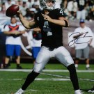 Derek Carr Signed Oakland Raiders 16x20 Passing Photo Steiner