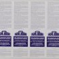 2012 Baltimore Ravens Home Game Unused Tickets Games 1-6 Set Ray Lewis Final Yr