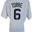 Joe Torre Signed New York Yankees Majestic Pinstripe Jersey JSA