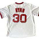 Nolan Ryan Signed California Angels Majestic Coolbase Jersey JSA + Ryan Holo