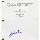 John Bradley Signed Game Of Thrones Pilot Episode Script JSA