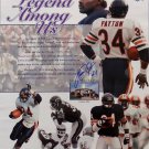 Walter Payton Chicago Bears Signed 16x20 Legend Among US Photo PSA
