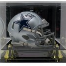 Michael Gallup Signed Dallas Cowboys Mini Speed Helmet w/ Deluxe Case TriStar