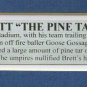 George Brett KC Royals Framed 16x20 Pine Tar Incident Photo w/ Nameplate