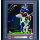 Saquon Barkley New York Giants Signed Framed 16x20 Photo Panini