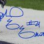 Ezekiel Elliott Signed Framed Dallas Cowboys 16x20 Dive Photo BAS
