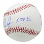 Nolan Ryan Rangers Signed MLB Baseball 324 Win 5714 K's JSA +Ryan w/ Glass Case