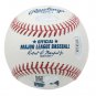 Nolan Ryan Rangers Signed MLB Baseball 324 Win 5714 K's JSA +Ryan w/ Glass Case