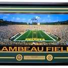 Brett Favre Signed Framed Packers Lambeau Field 16x36 Panoramic Photo Favre Holo